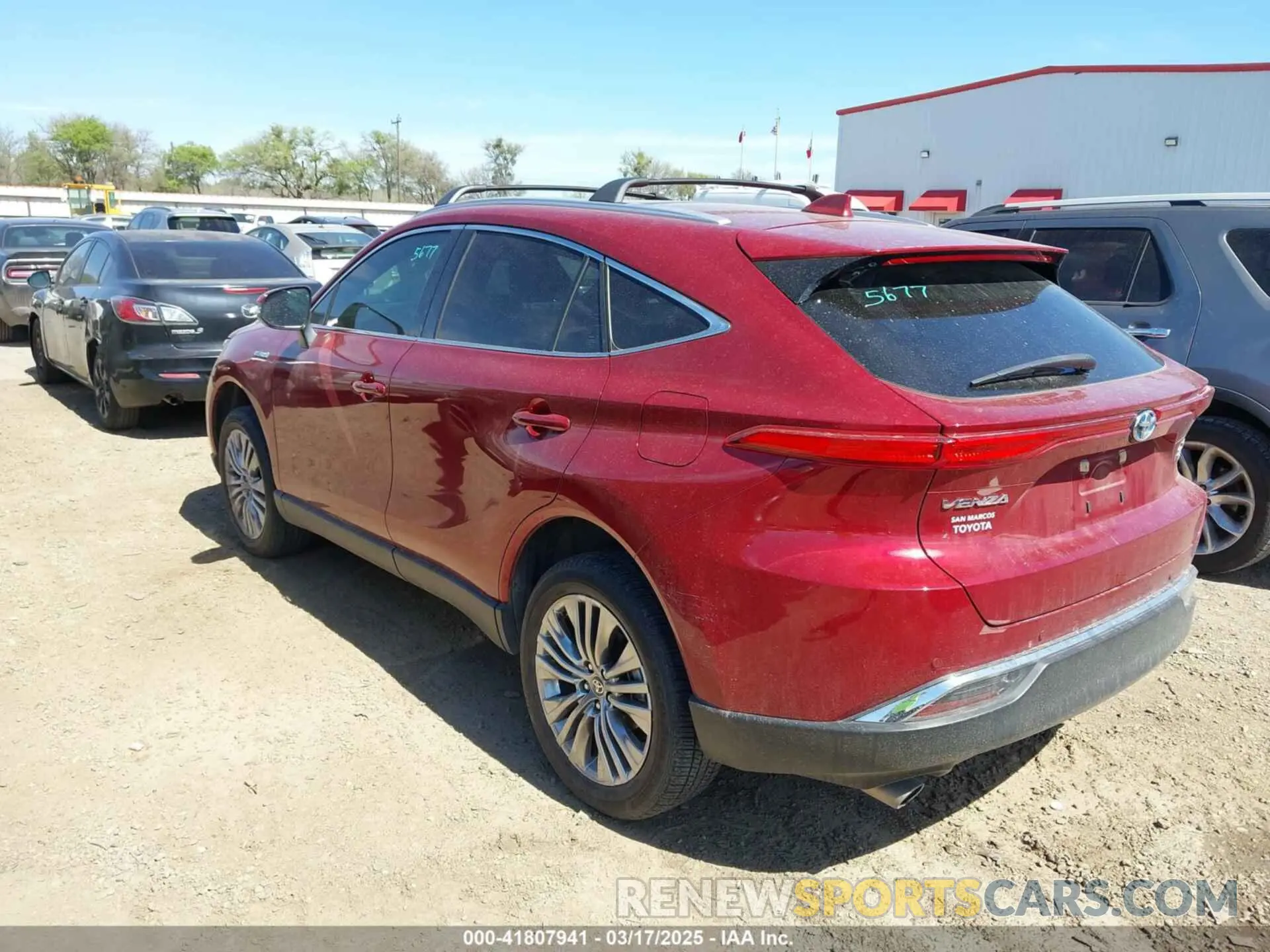 3 Photograph of a damaged car JTEAAAAH7MJ010144 TOYOTA VENZA 2021