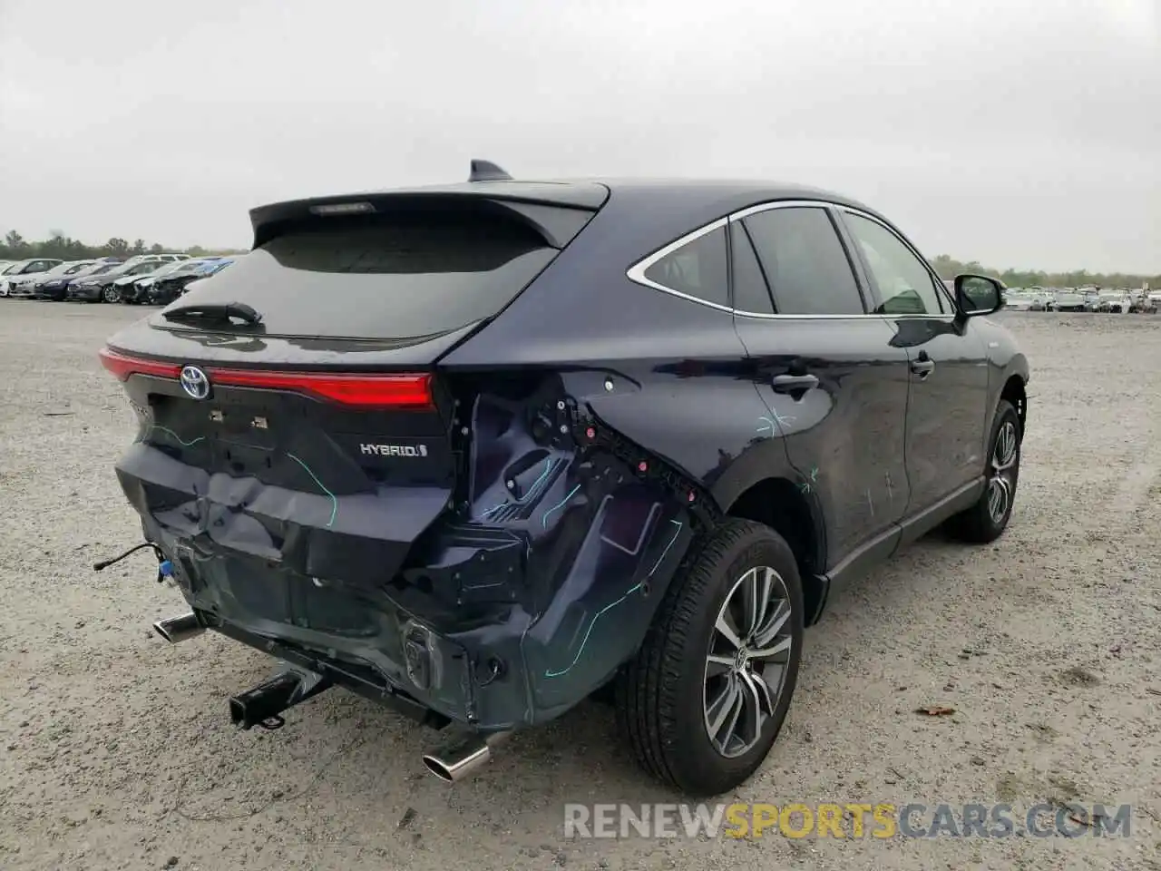 4 Photograph of a damaged car JTEAAAAH7MJ014288 TOYOTA VENZA 2021