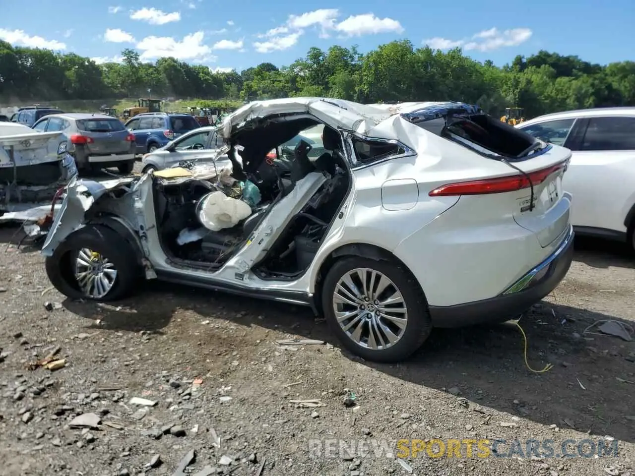 2 Photograph of a damaged car JTEAAAAH7MJ024772 TOYOTA VENZA 2021