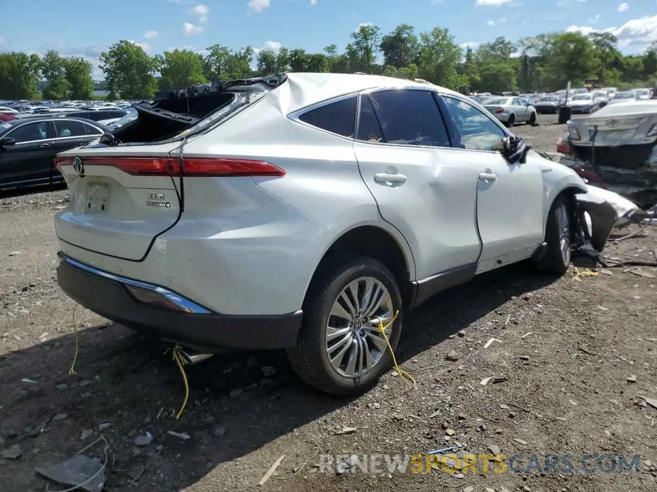 3 Photograph of a damaged car JTEAAAAH7MJ024772 TOYOTA VENZA 2021