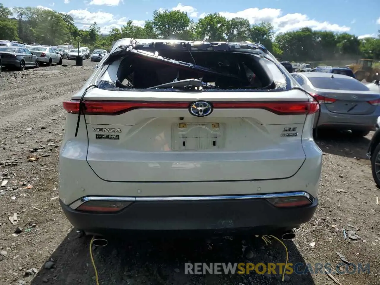 6 Photograph of a damaged car JTEAAAAH7MJ024772 TOYOTA VENZA 2021
