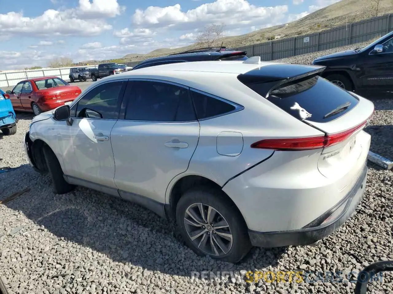 2 Photograph of a damaged car JTEAAAAH7MJ031219 TOYOTA VENZA 2021