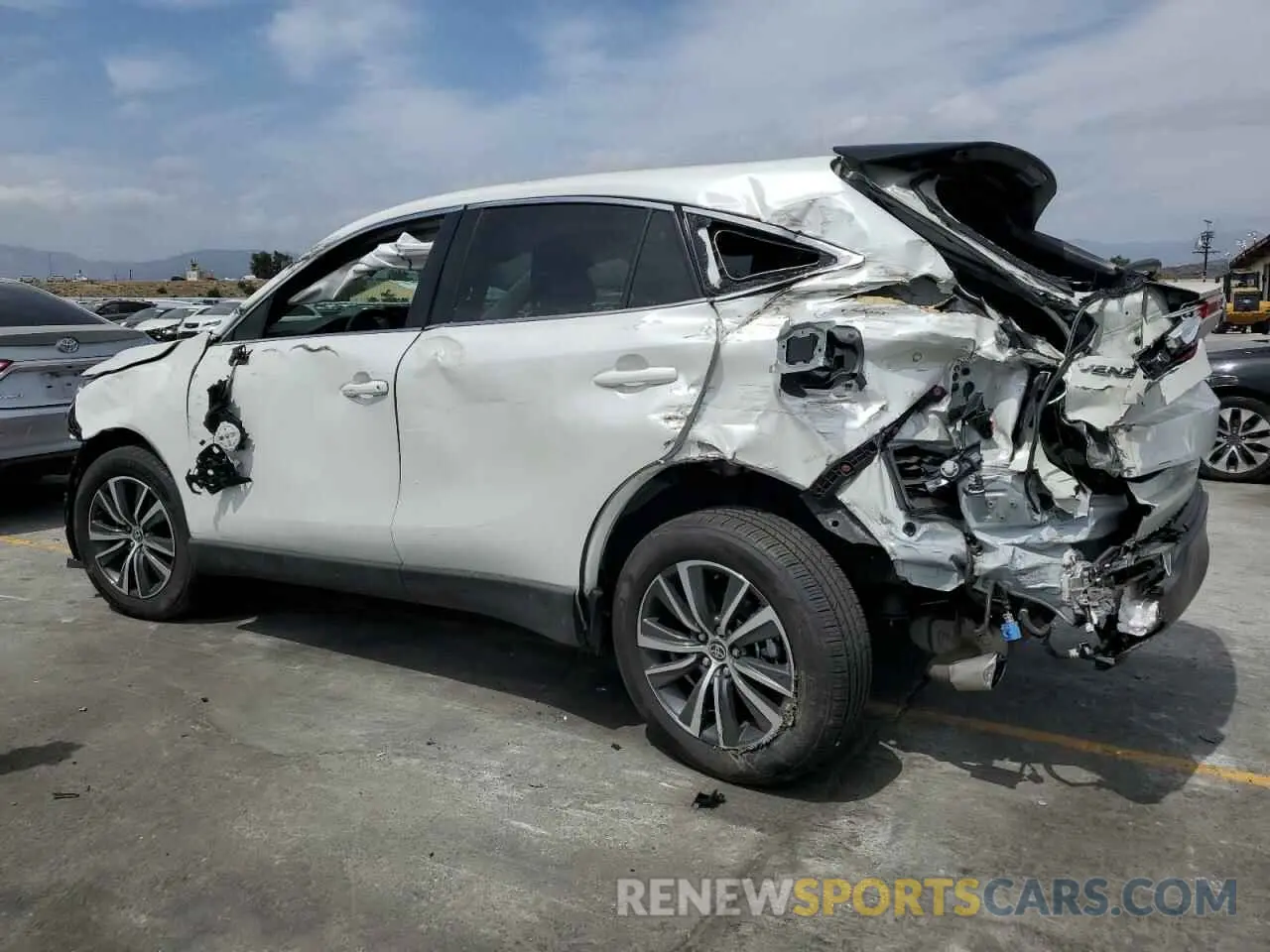 2 Photograph of a damaged car JTEAAAAH7MJ050692 TOYOTA VENZA 2021