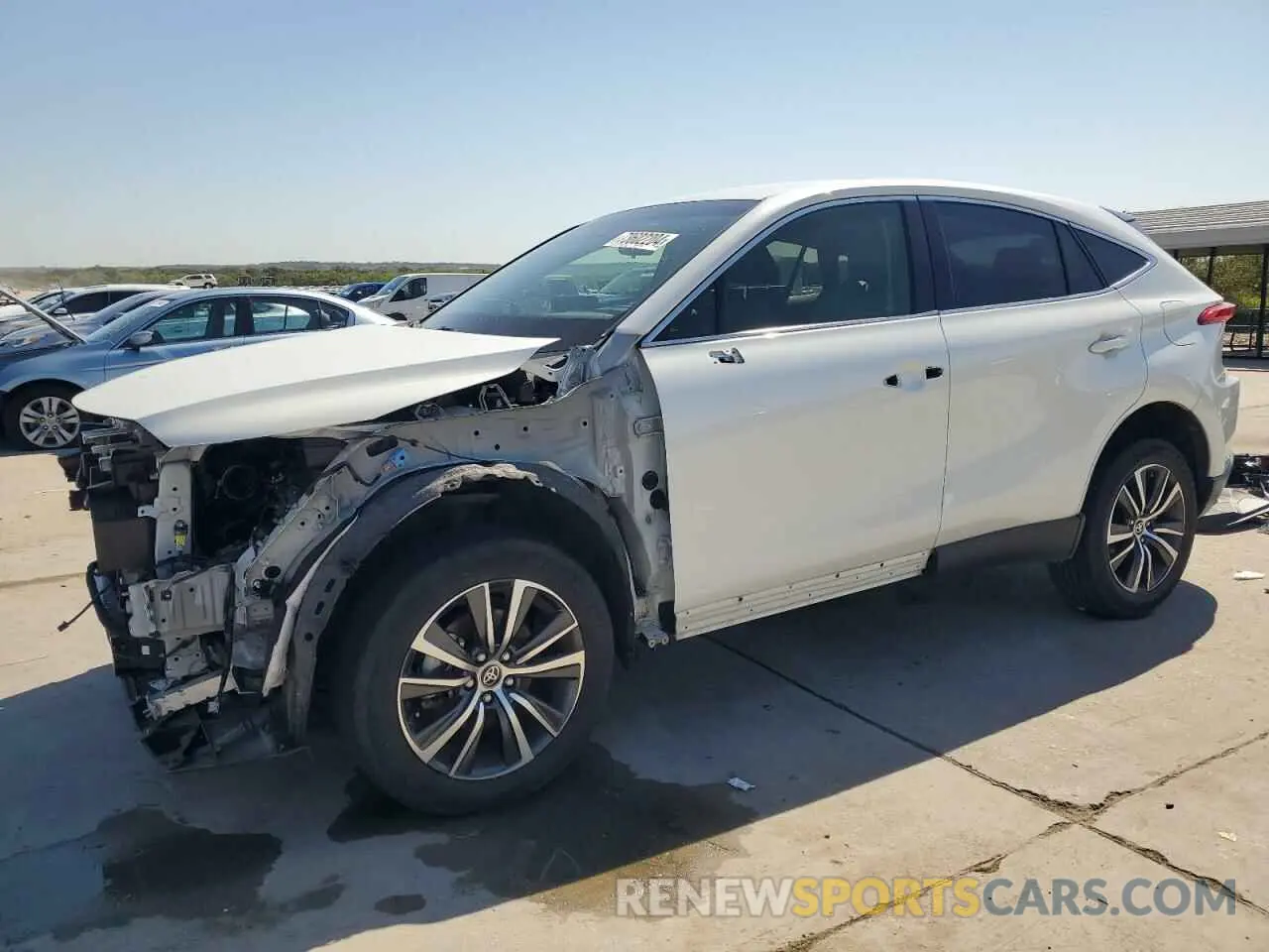 1 Photograph of a damaged car JTEAAAAH7MJ053043 TOYOTA VENZA 2021