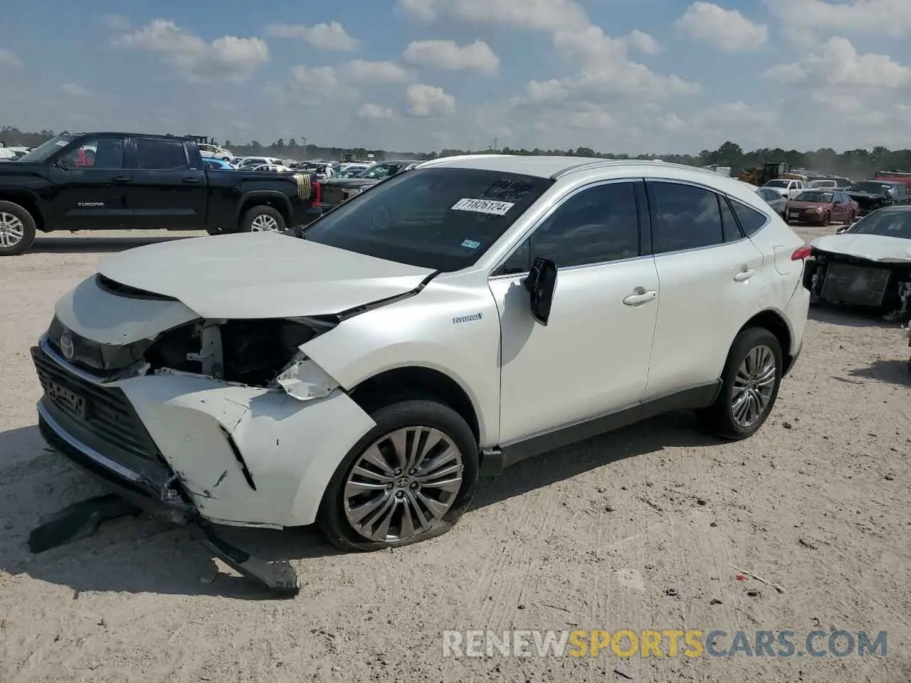 1 Photograph of a damaged car JTEAAAAH7MJ058890 TOYOTA VENZA 2021