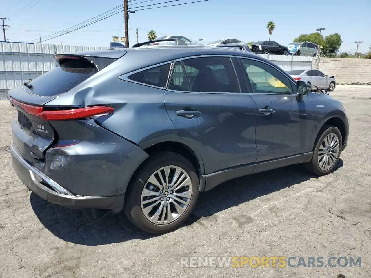 3 Photograph of a damaged car JTEAAAAH7MJ067833 TOYOTA VENZA 2021