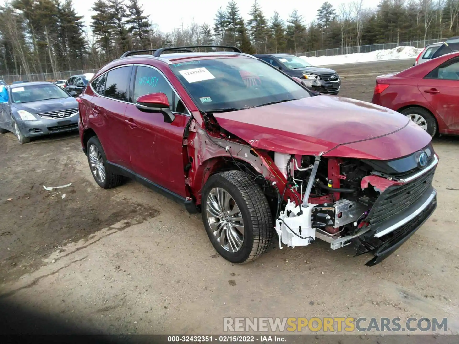 1 Photograph of a damaged car JTEAAAAH7MJ076130 TOYOTA VENZA 2021