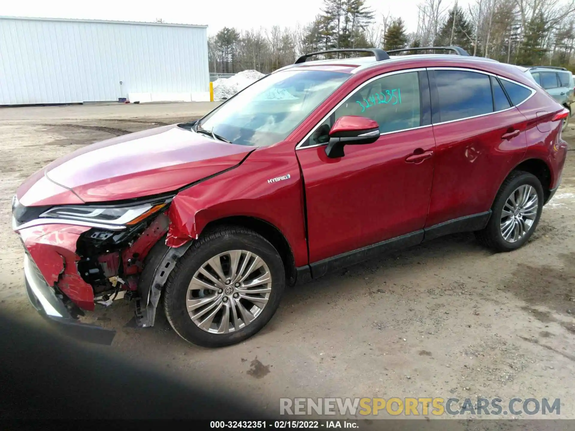 2 Photograph of a damaged car JTEAAAAH7MJ076130 TOYOTA VENZA 2021