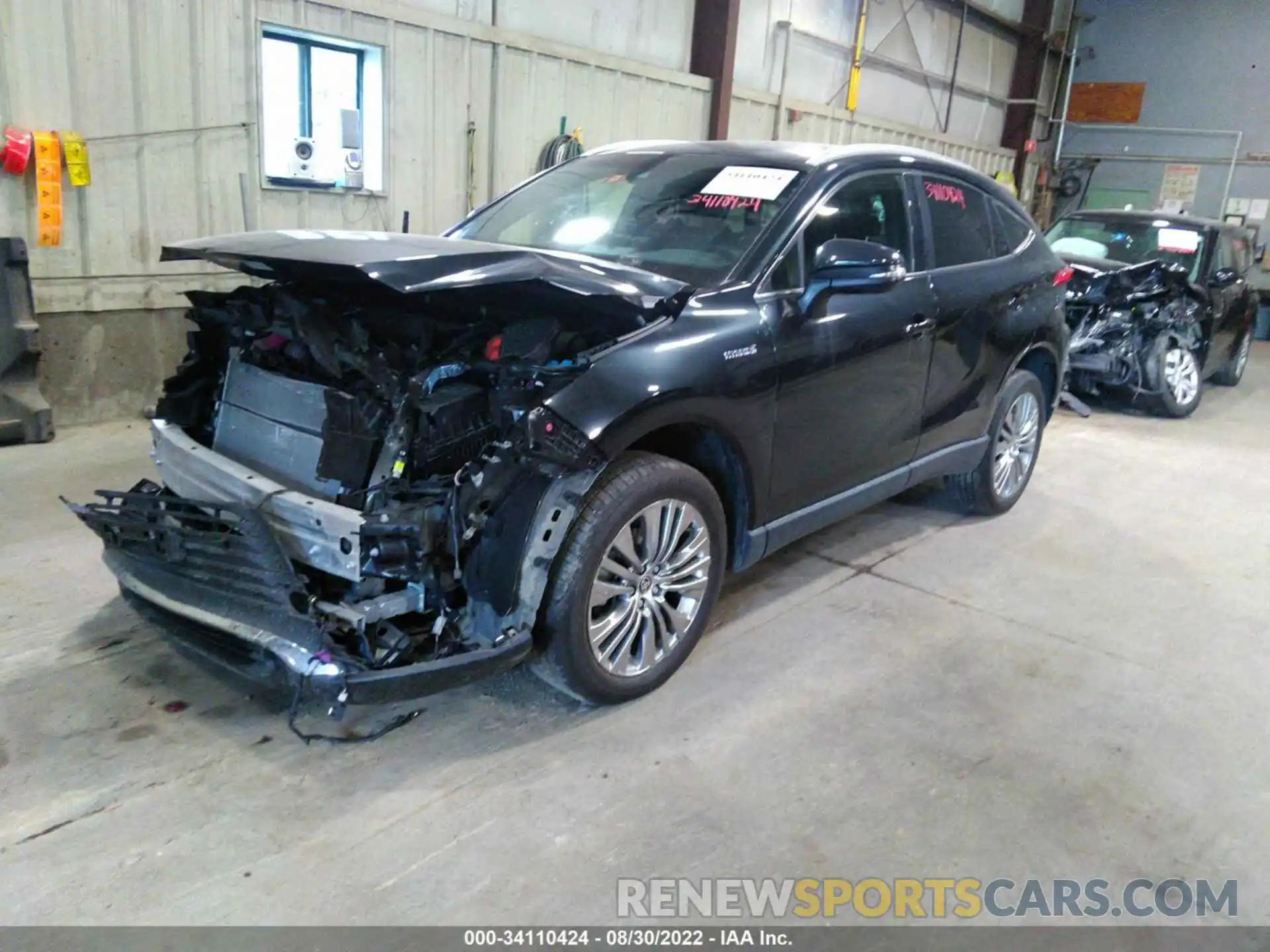 2 Photograph of a damaged car JTEAAAAH7MJ079657 TOYOTA VENZA 2021