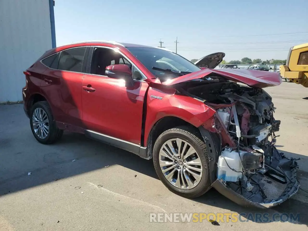 4 Photograph of a damaged car JTEAAAAH7MJ081599 TOYOTA VENZA 2021