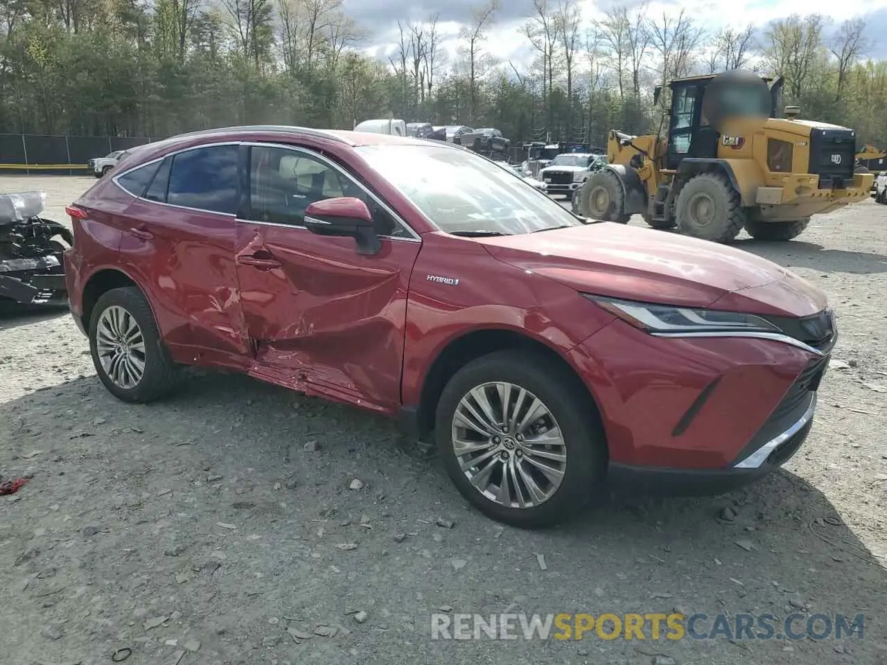 4 Photograph of a damaged car JTEAAAAH7MJ085779 TOYOTA VENZA 2021