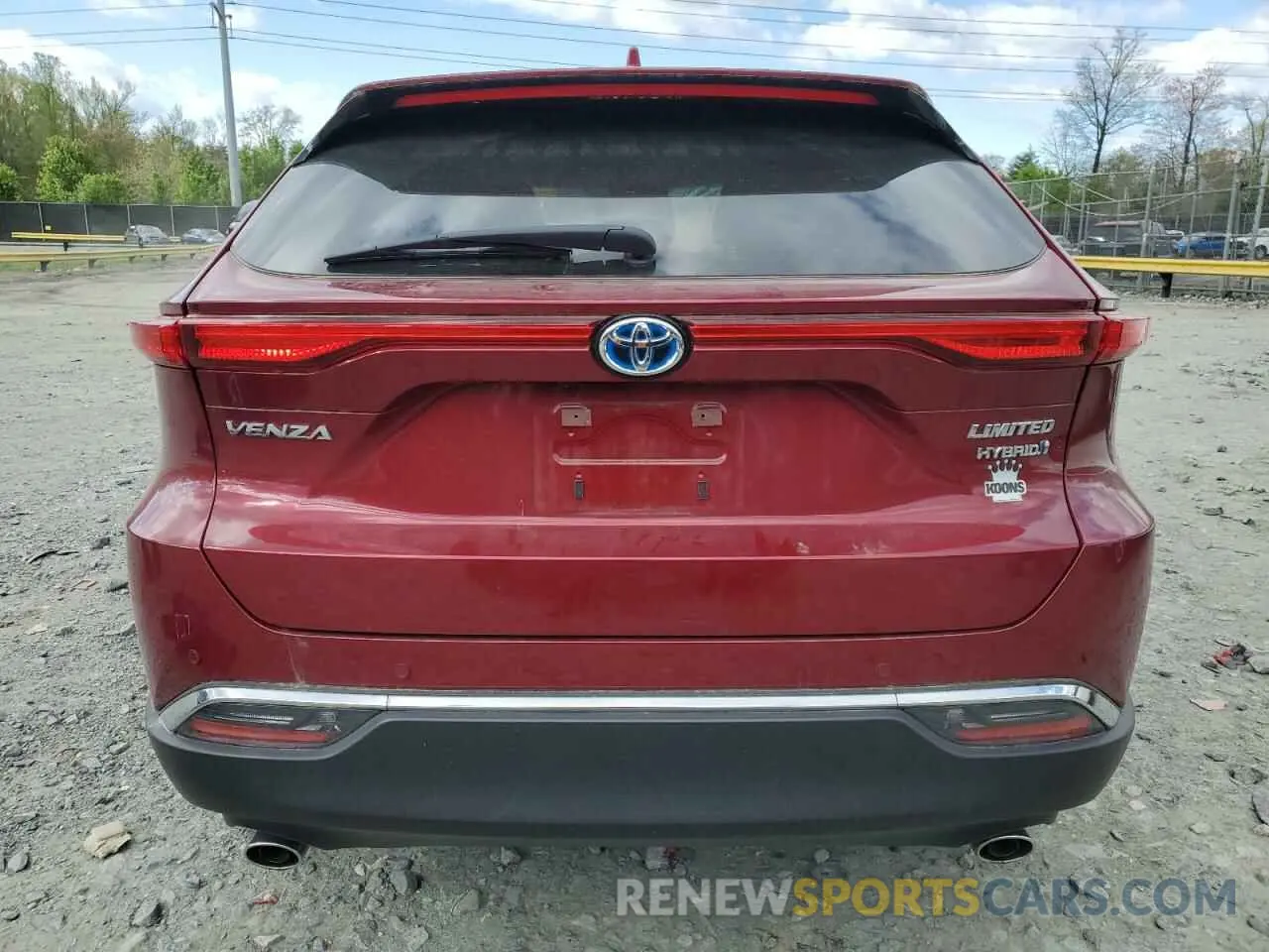 6 Photograph of a damaged car JTEAAAAH7MJ085779 TOYOTA VENZA 2021