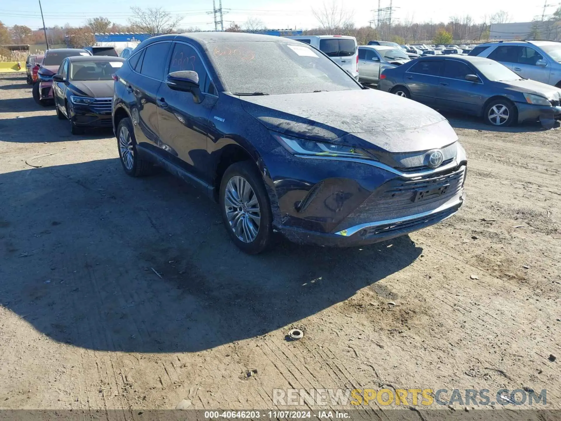 1 Photograph of a damaged car JTEAAAAH8MJ002246 TOYOTA VENZA 2021