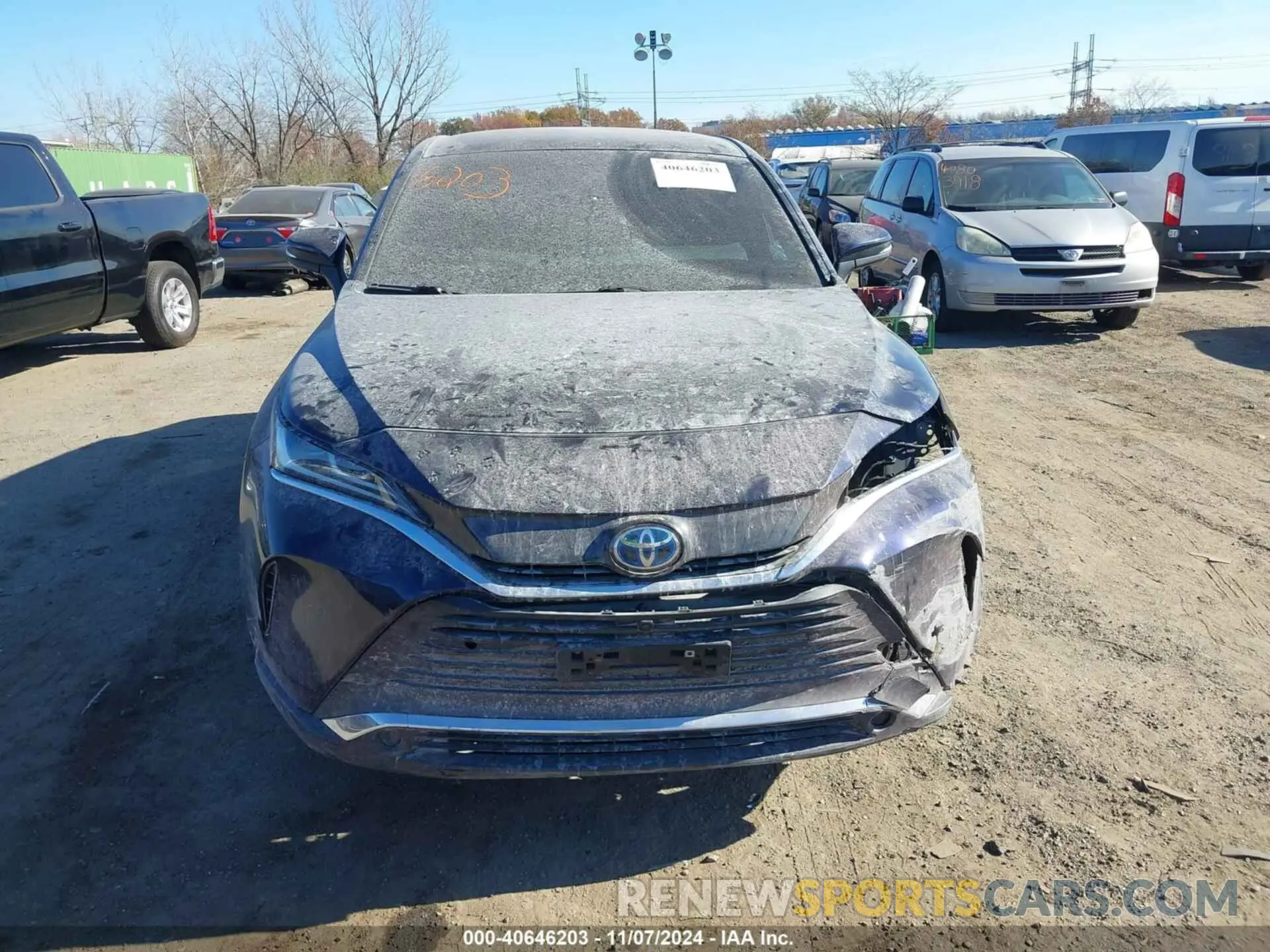 12 Photograph of a damaged car JTEAAAAH8MJ002246 TOYOTA VENZA 2021