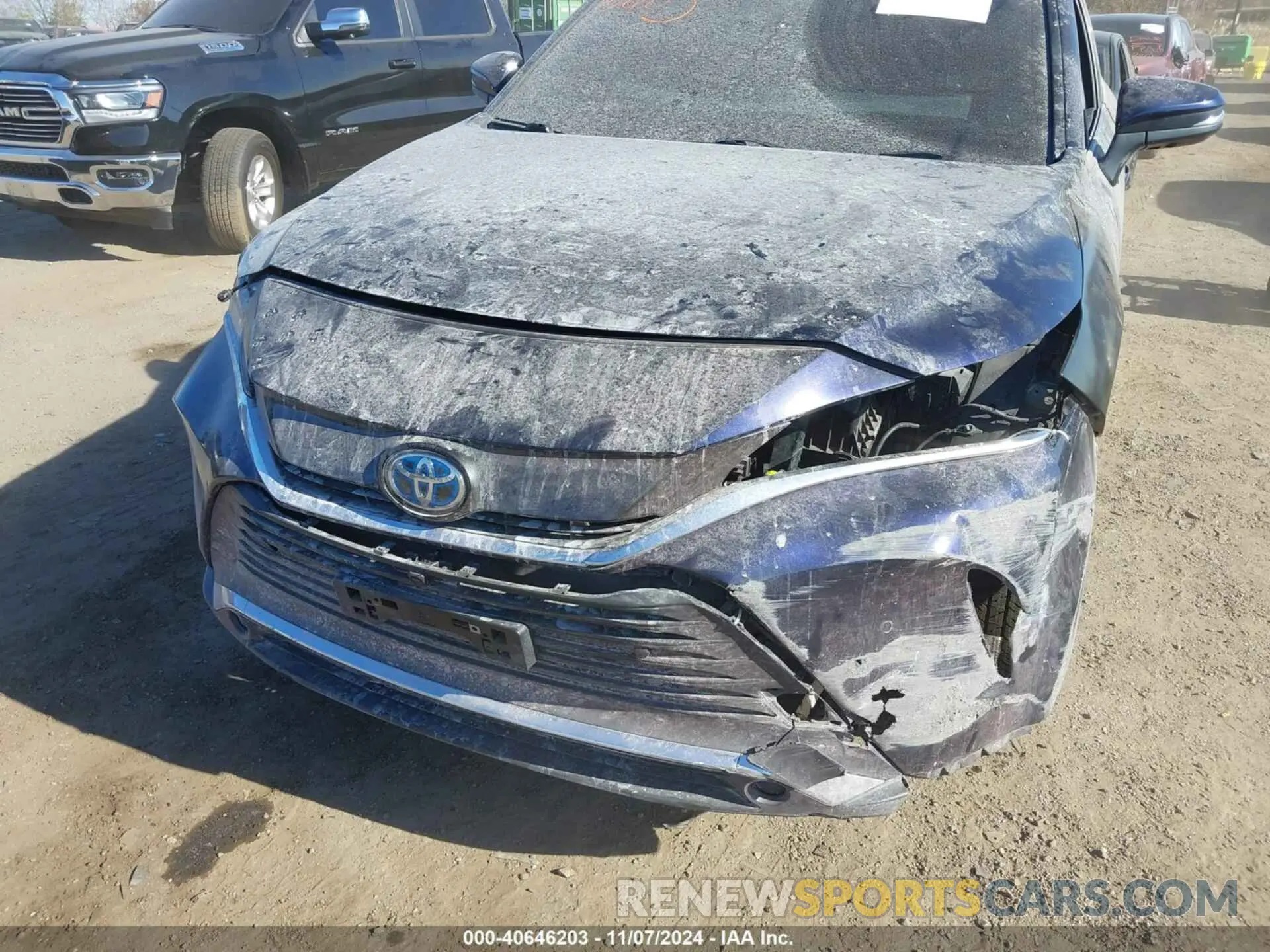21 Photograph of a damaged car JTEAAAAH8MJ002246 TOYOTA VENZA 2021