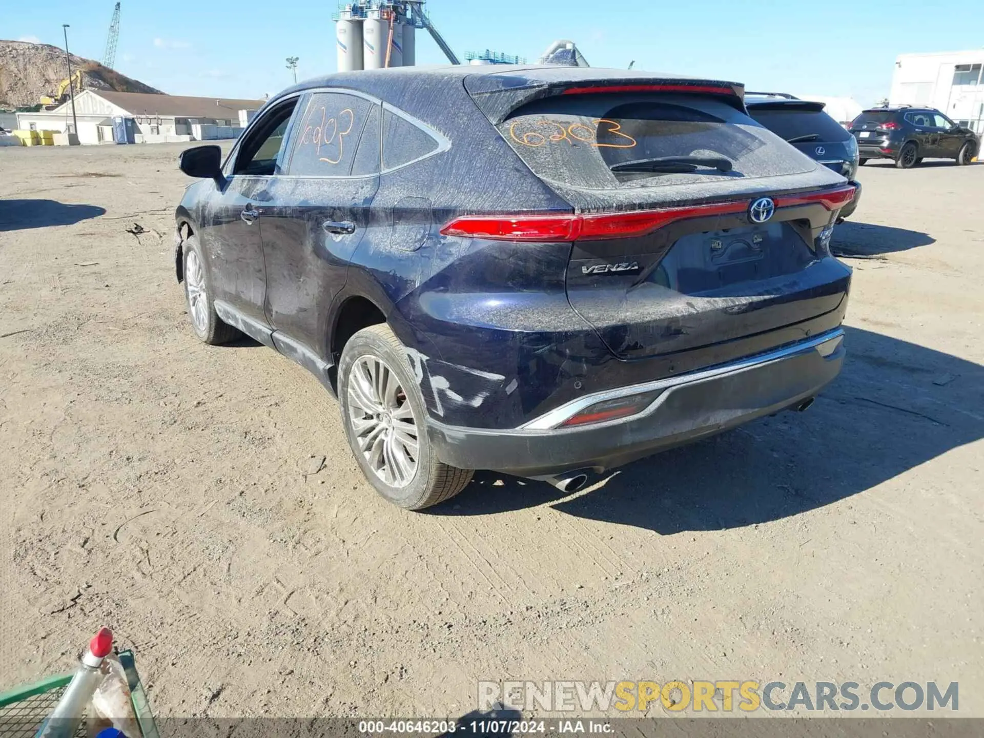 3 Photograph of a damaged car JTEAAAAH8MJ002246 TOYOTA VENZA 2021
