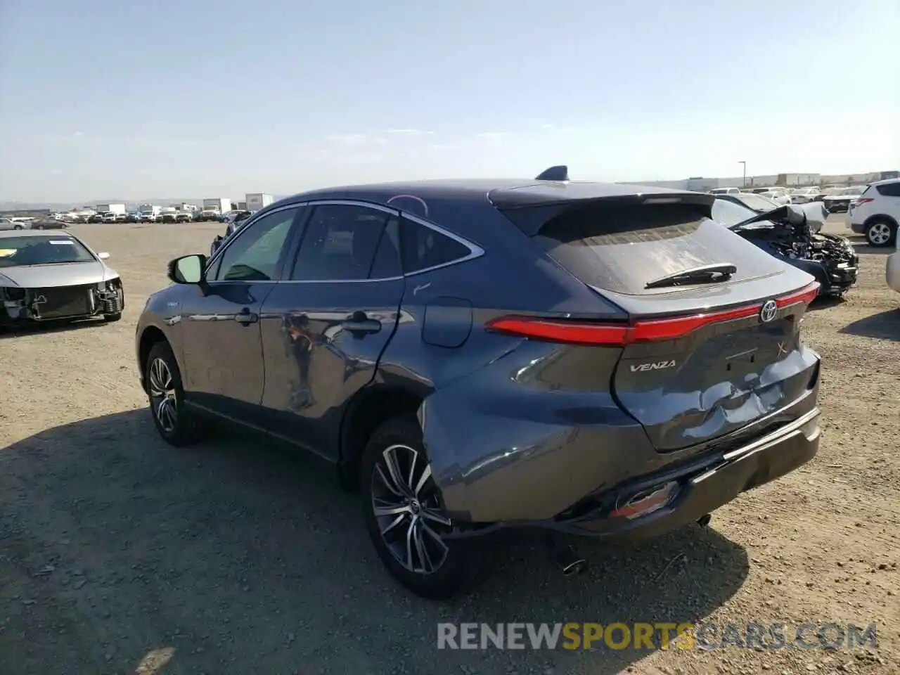 3 Photograph of a damaged car JTEAAAAH8MJ007754 TOYOTA VENZA 2021