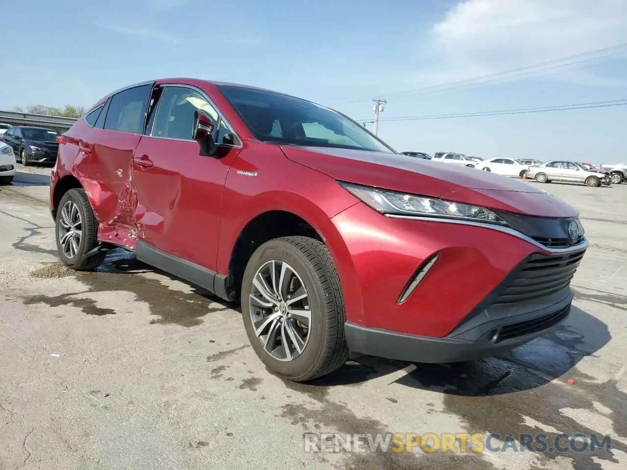 4 Photograph of a damaged car JTEAAAAH8MJ007902 TOYOTA VENZA 2021