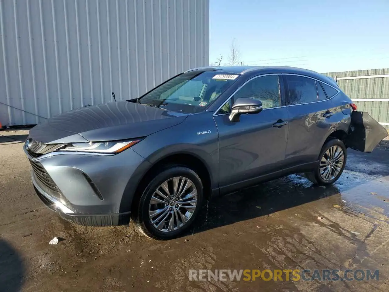 1 Photograph of a damaged car JTEAAAAH8MJ013098 TOYOTA VENZA 2021