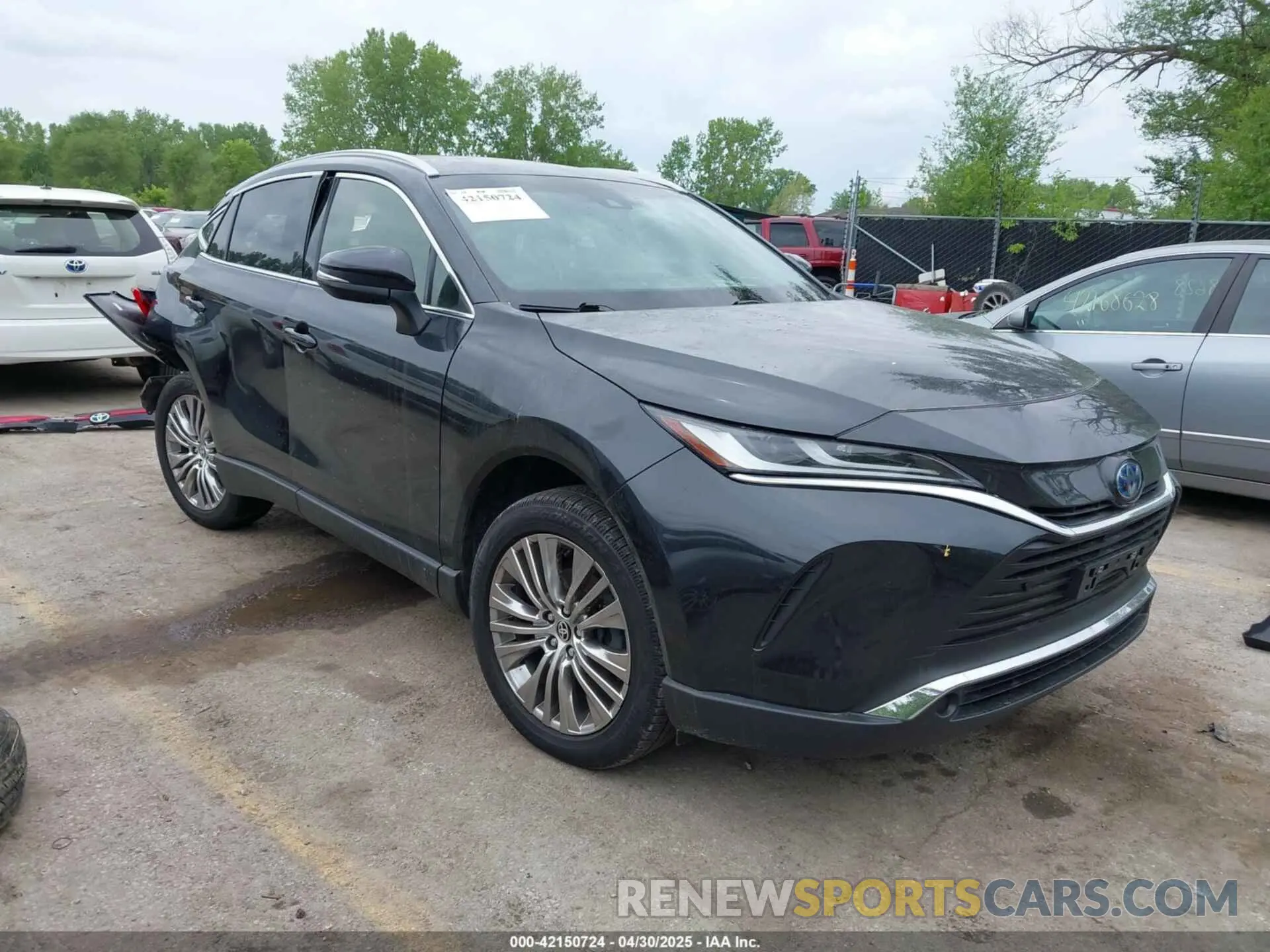 1 Photograph of a damaged car JTEAAAAH8MJ013229 TOYOTA VENZA 2021