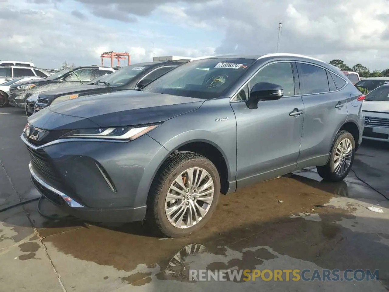 1 Photograph of a damaged car JTEAAAAH8MJ028670 TOYOTA VENZA 2021
