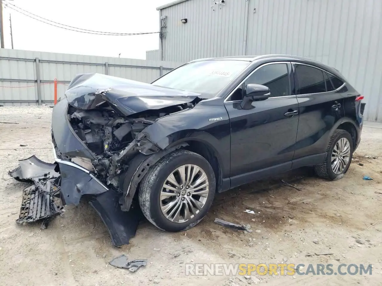 1 Photograph of a damaged car JTEAAAAH8MJ044982 TOYOTA VENZA 2021