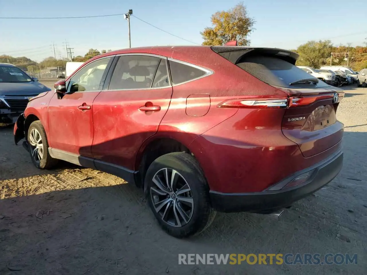 2 Photograph of a damaged car JTEAAAAH8MJ063757 TOYOTA VENZA 2021