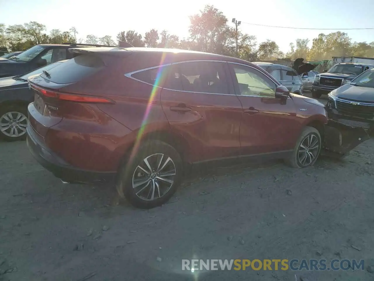 3 Photograph of a damaged car JTEAAAAH8MJ063757 TOYOTA VENZA 2021