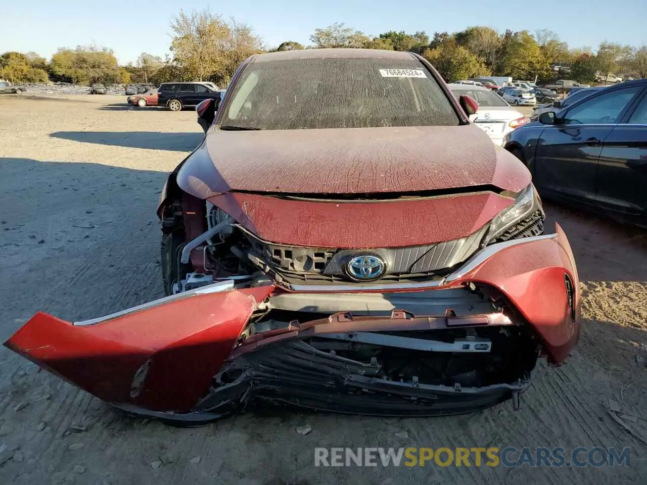 5 Photograph of a damaged car JTEAAAAH8MJ063757 TOYOTA VENZA 2021