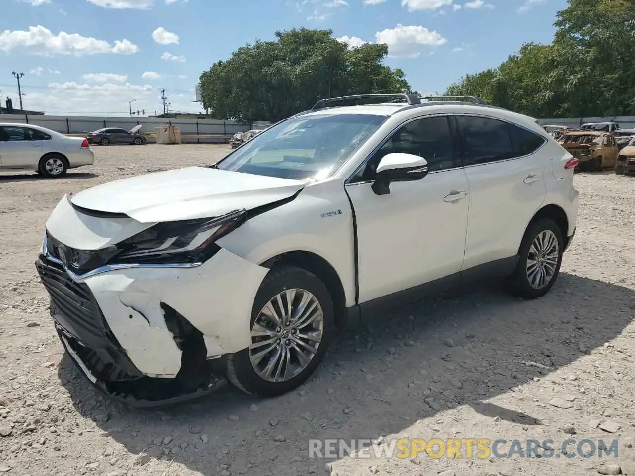 1 Photograph of a damaged car JTEAAAAH9MJ013532 TOYOTA VENZA 2021