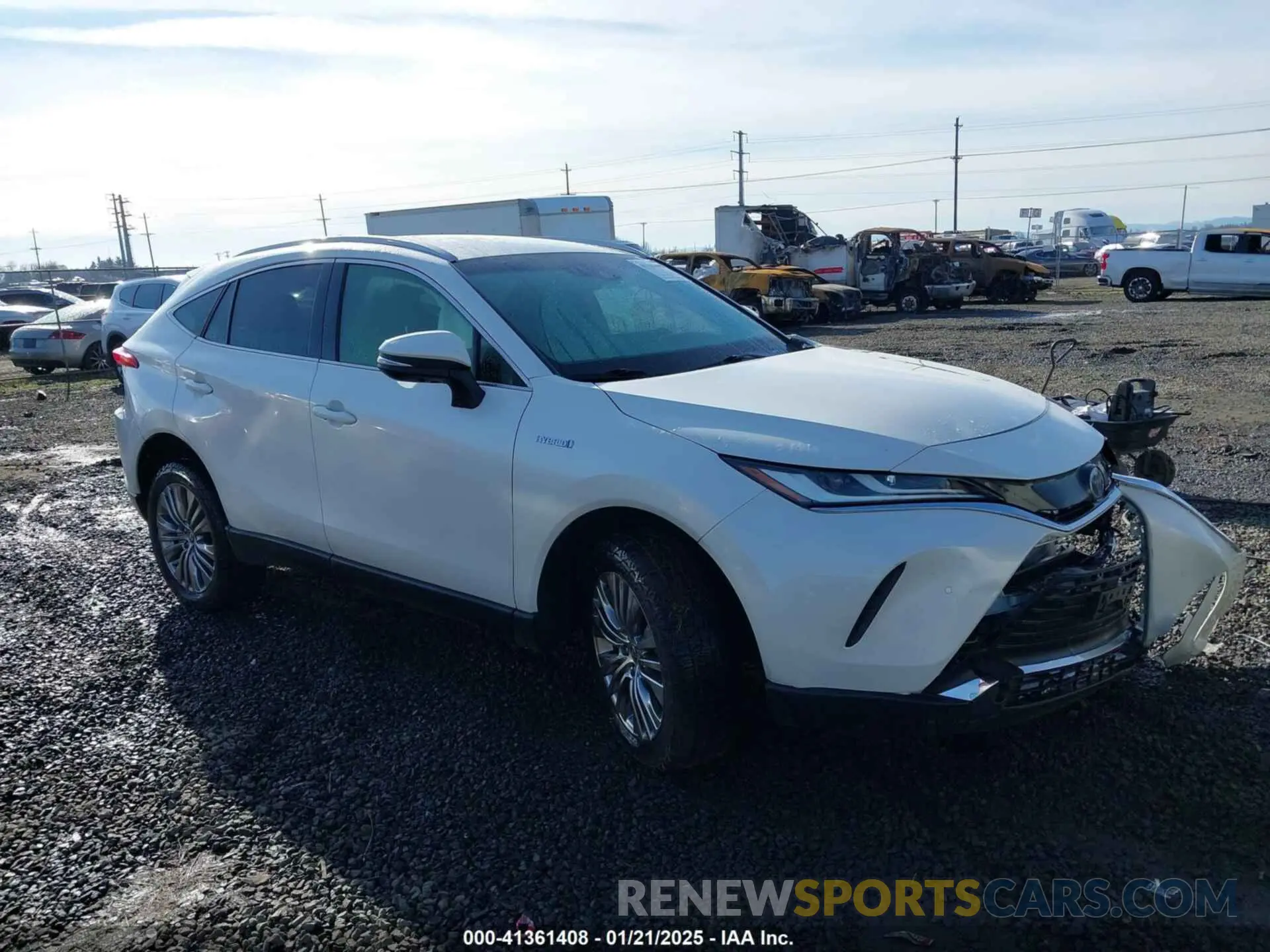 1 Photograph of a damaged car JTEAAAAH9MJ014888 TOYOTA VENZA 2021