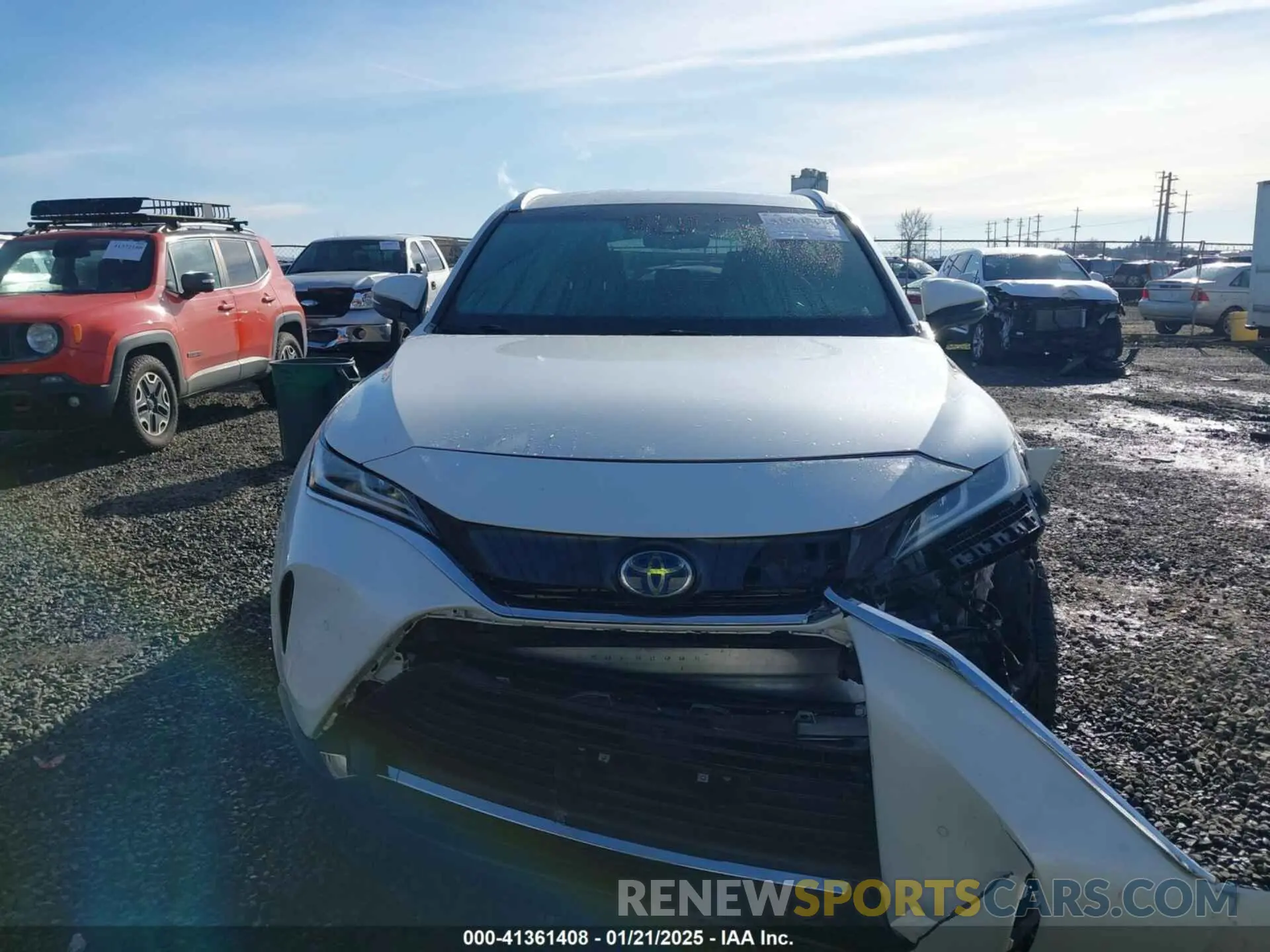 12 Photograph of a damaged car JTEAAAAH9MJ014888 TOYOTA VENZA 2021