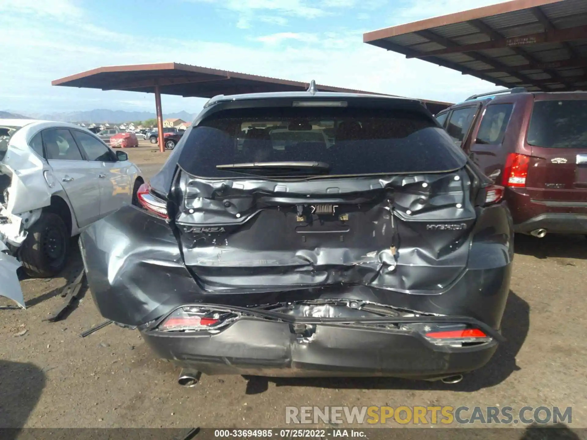 6 Photograph of a damaged car JTEAAAAH9MJ023879 TOYOTA VENZA 2021