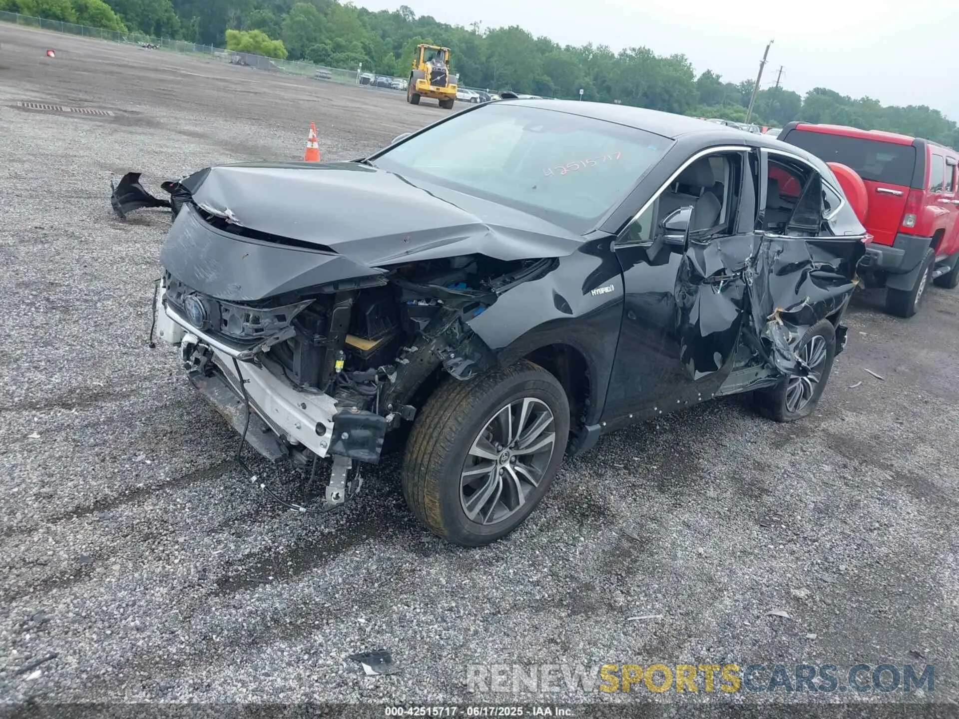 2 Photograph of a damaged car JTEAAAAH9MJ034509 TOYOTA VENZA 2021