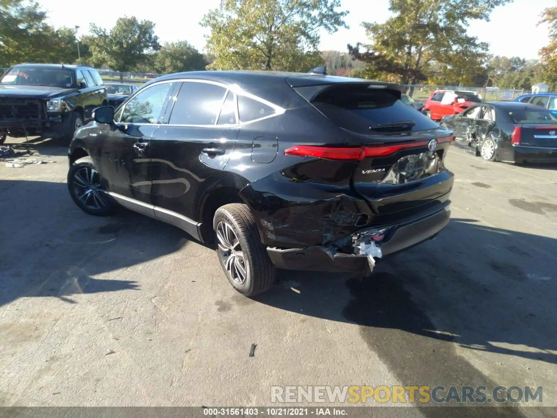 3 Photograph of a damaged car JTEAAAAH9MJ047051 TOYOTA VENZA 2021