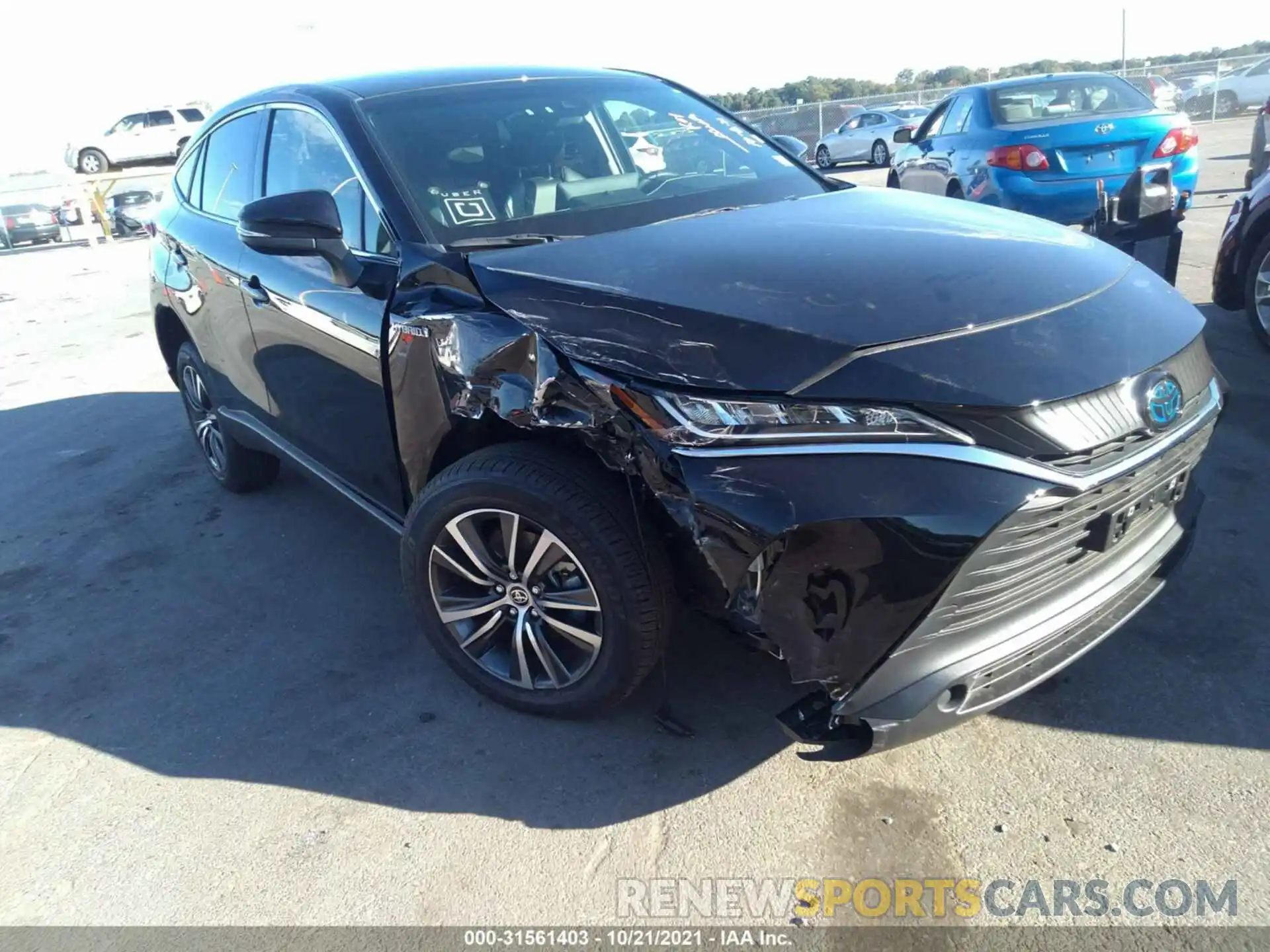 6 Photograph of a damaged car JTEAAAAH9MJ047051 TOYOTA VENZA 2021