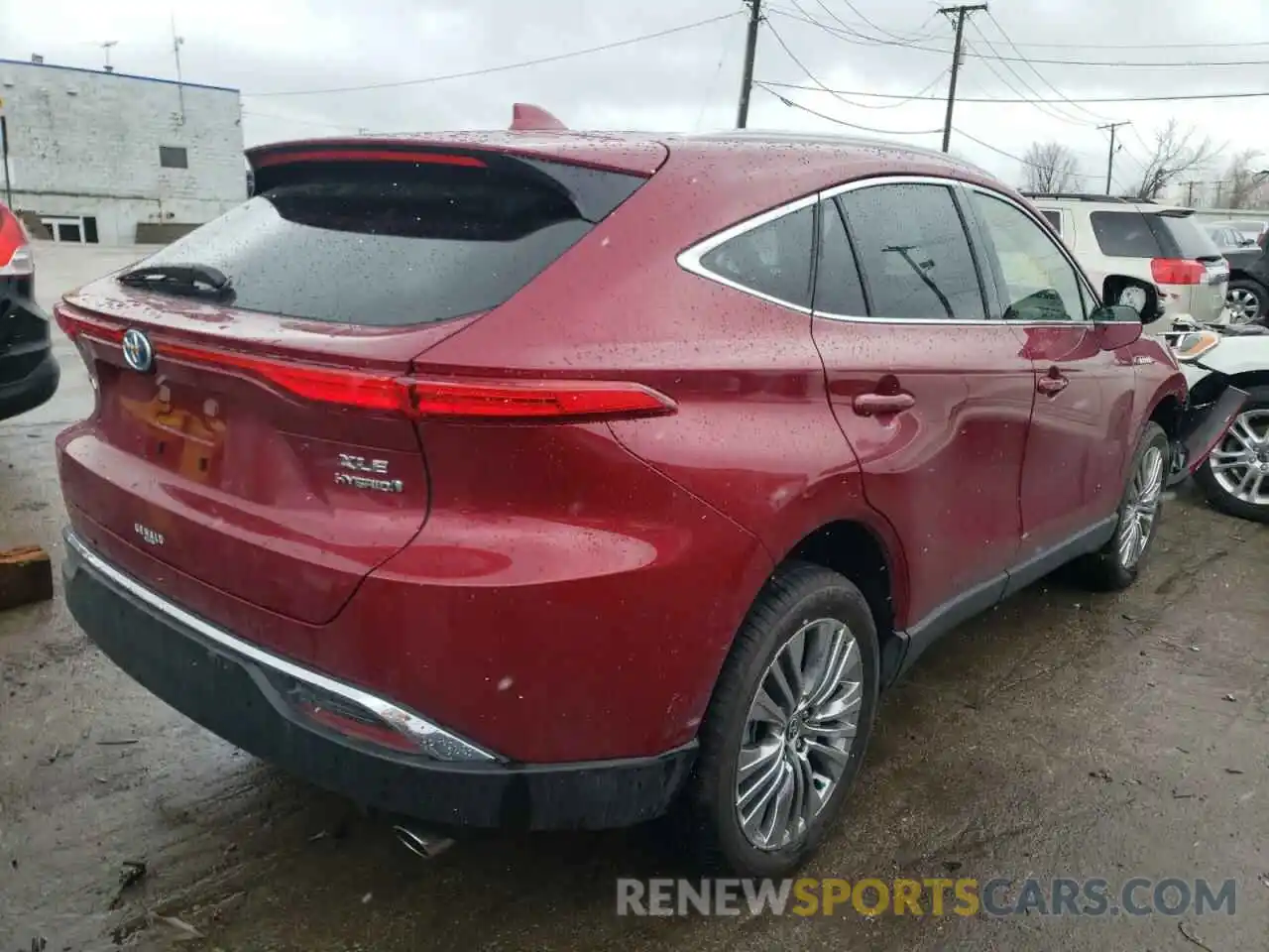 4 Photograph of a damaged car JTEAAAAH9MJ080194 TOYOTA VENZA 2021