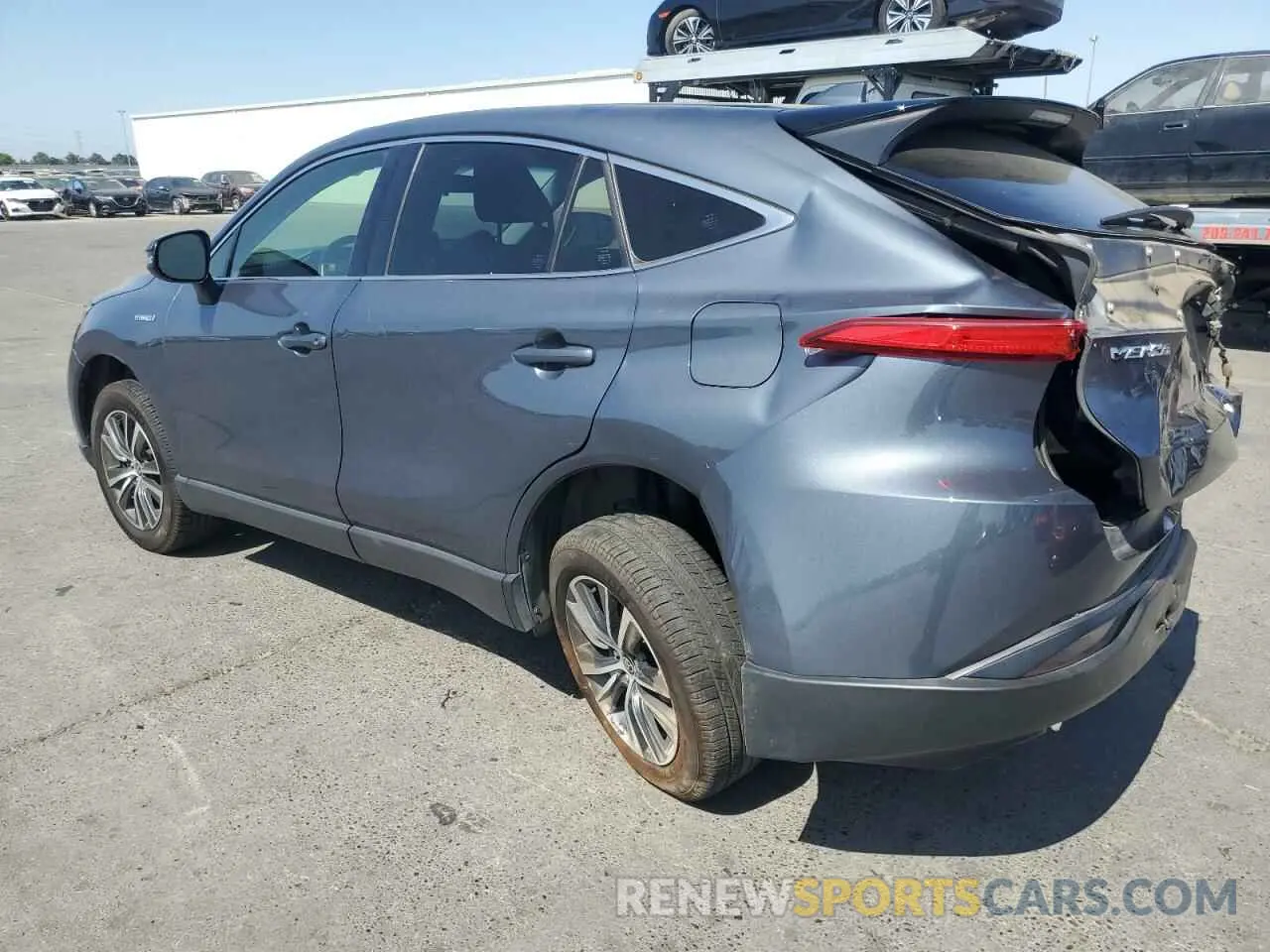 2 Photograph of a damaged car JTEAAAAH9MJ082723 TOYOTA VENZA 2021