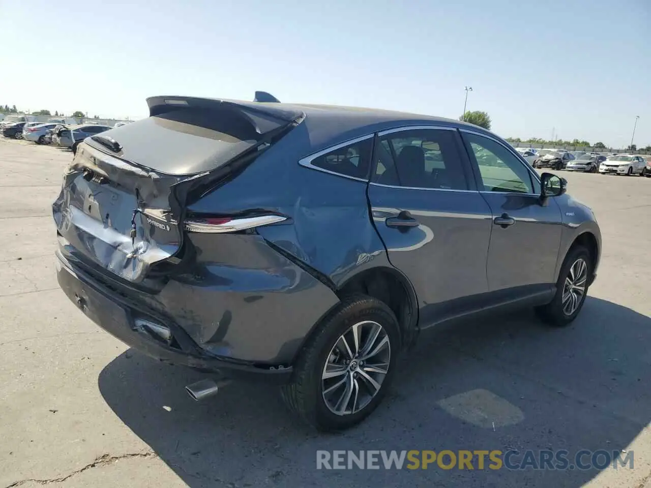 3 Photograph of a damaged car JTEAAAAH9MJ082723 TOYOTA VENZA 2021