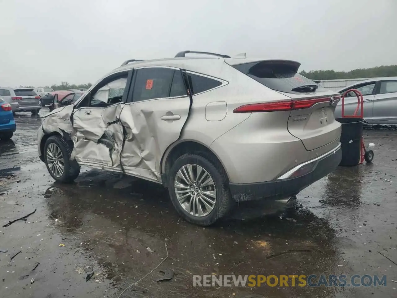 2 Photograph of a damaged car JTEAAAAH9MJ083340 TOYOTA VENZA 2021