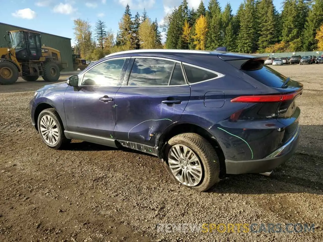 2 Photograph of a damaged car JTEAAAAHXMJ001955 TOYOTA VENZA 2021