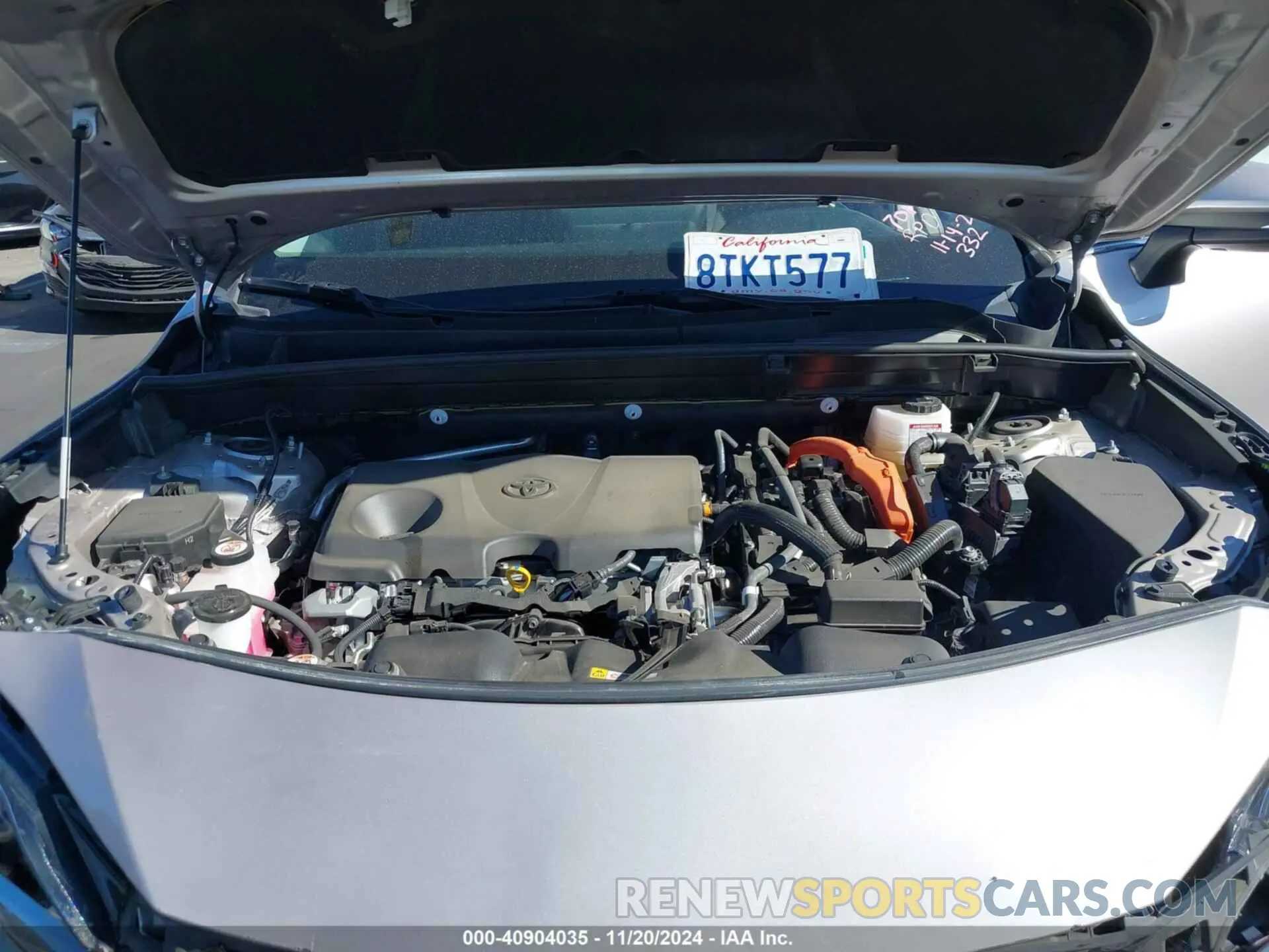 10 Photograph of a damaged car JTEAAAAHXMJ015581 TOYOTA VENZA 2021