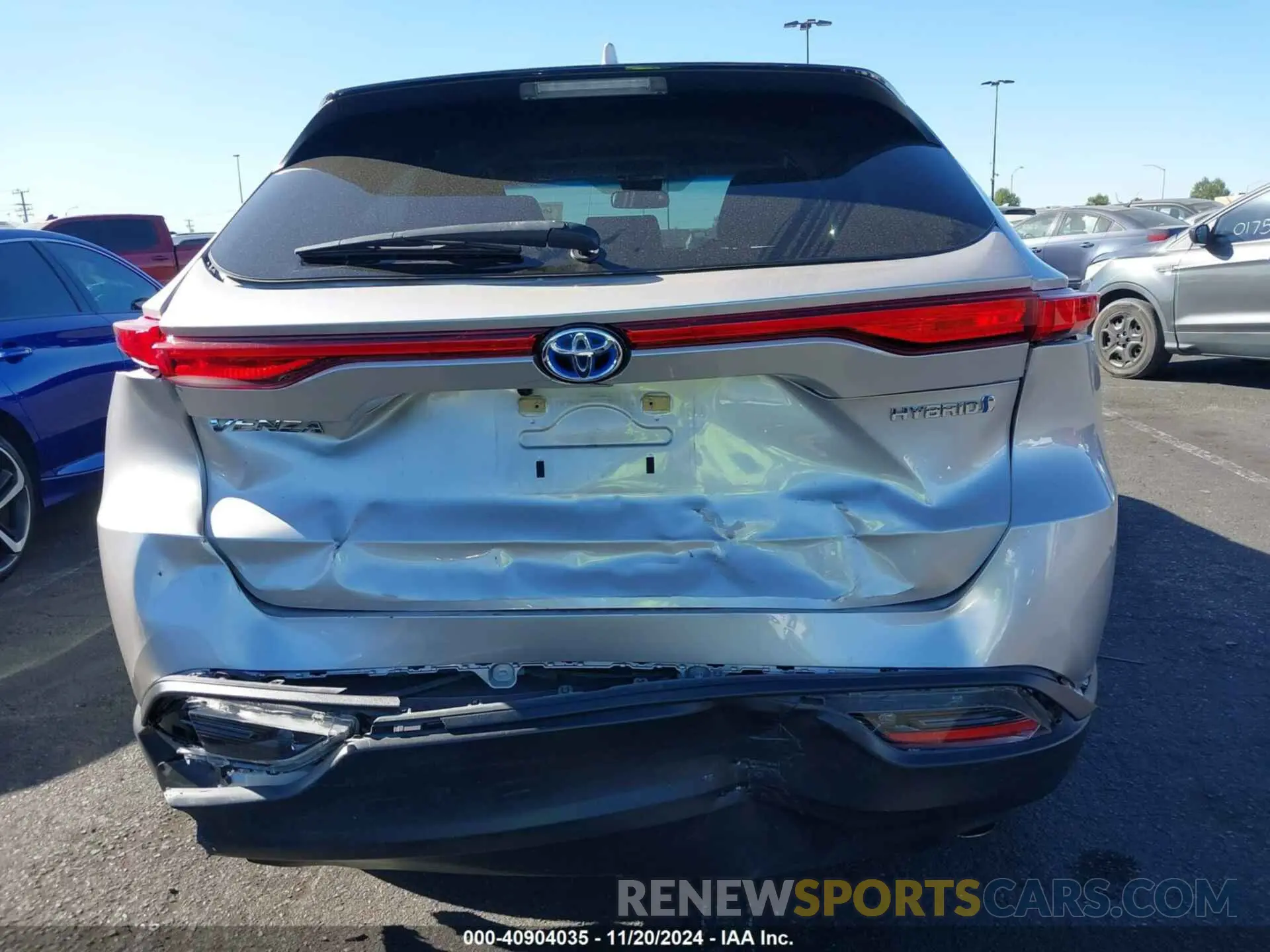 16 Photograph of a damaged car JTEAAAAHXMJ015581 TOYOTA VENZA 2021