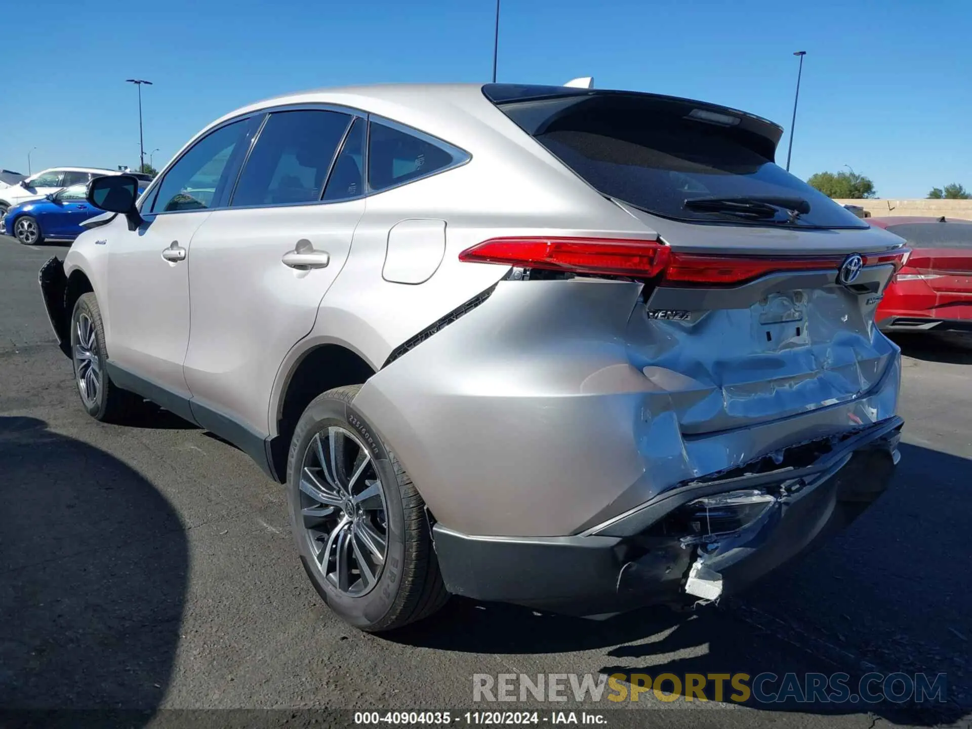 3 Photograph of a damaged car JTEAAAAHXMJ015581 TOYOTA VENZA 2021