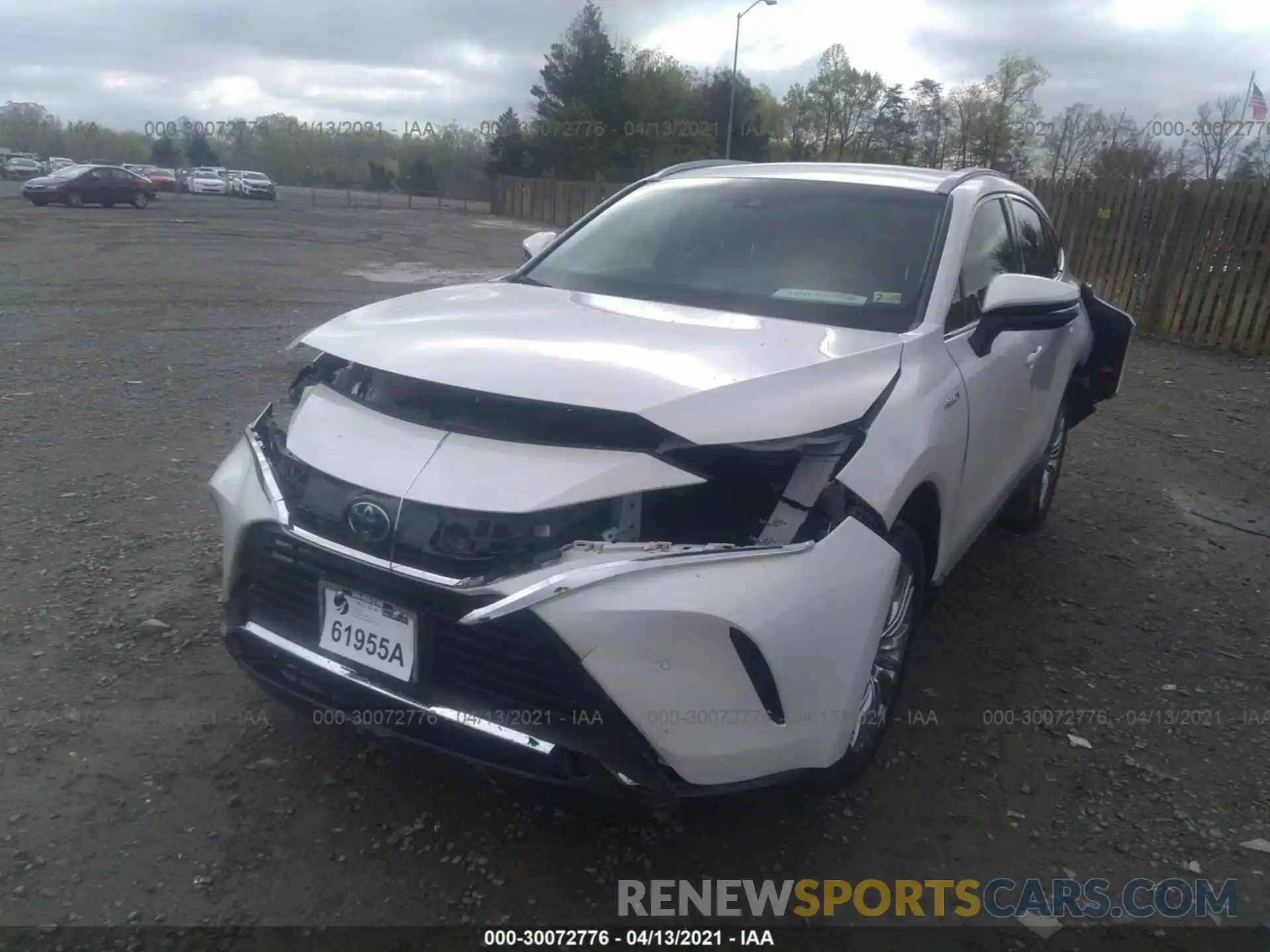 6 Photograph of a damaged car JTEAAAAHXMJ026712 TOYOTA VENZA 2021