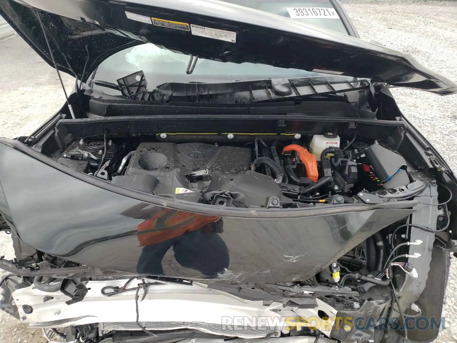 7 Photograph of a damaged car JTEAAAAHXMJ032493 TOYOTA VENZA 2021
