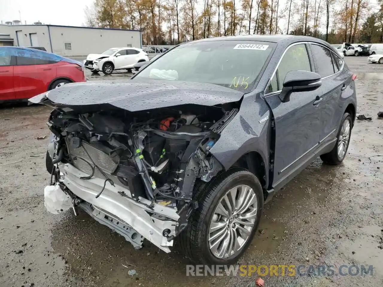 2 Photograph of a damaged car JTEAAAAHXMJ034115 TOYOTA VENZA 2021