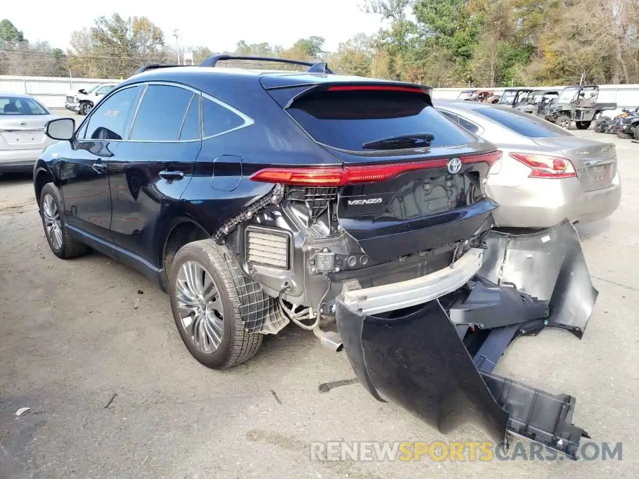 3 Photograph of a damaged car JTEAAAAHXMJ039850 TOYOTA VENZA 2021