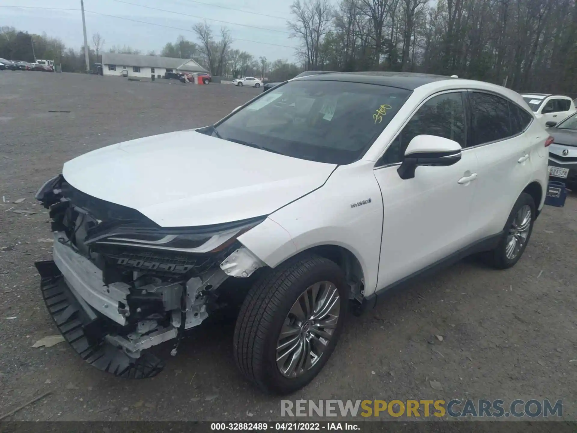 2 Photograph of a damaged car JTEAAAAHXMJ042585 TOYOTA VENZA 2021