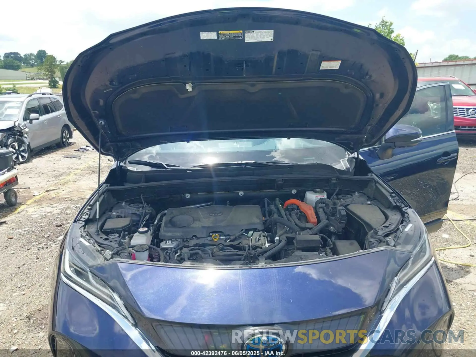 10 Photograph of a damaged car JTEAAAAHXMJ042750 TOYOTA VENZA 2021